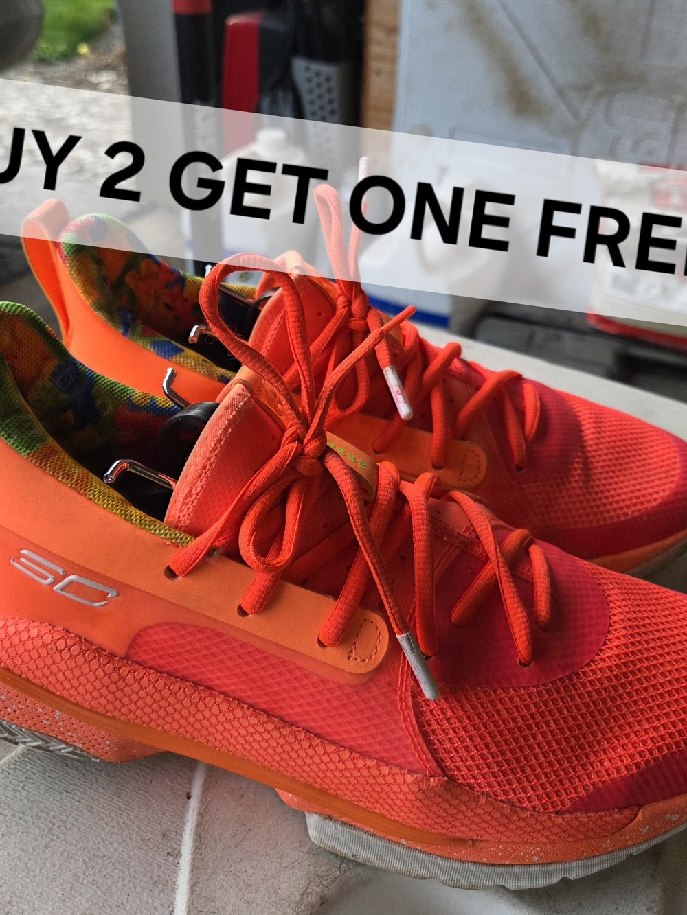 BUY 2 GET ONE FREE* Under Armour Steph Curry Sour Patch Kids Shoes Size 8m/9.5w